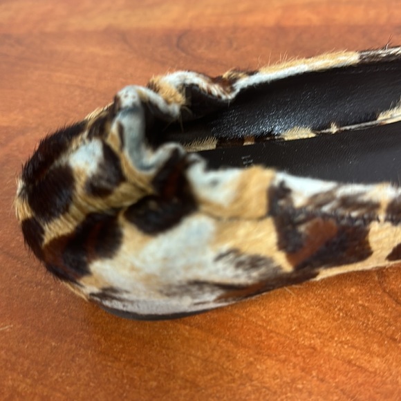 TORY BURCH Reva-Haircalf Leather Flats - Picture 6 of 12